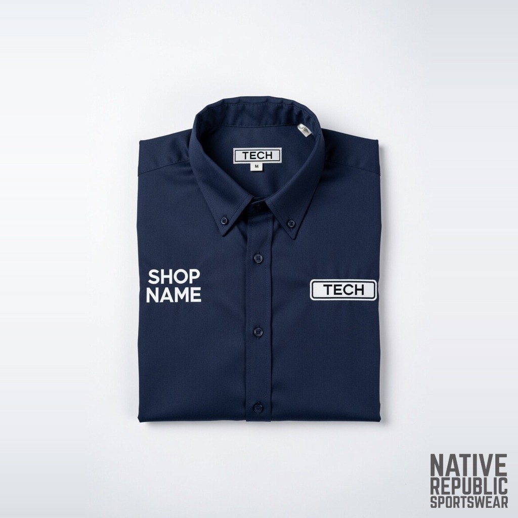 Custom Embroidered Work Shirt 2
