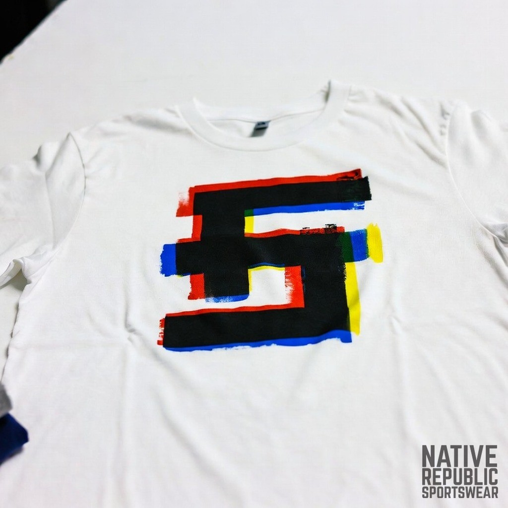 Custom Screen Printed Cotton Tee