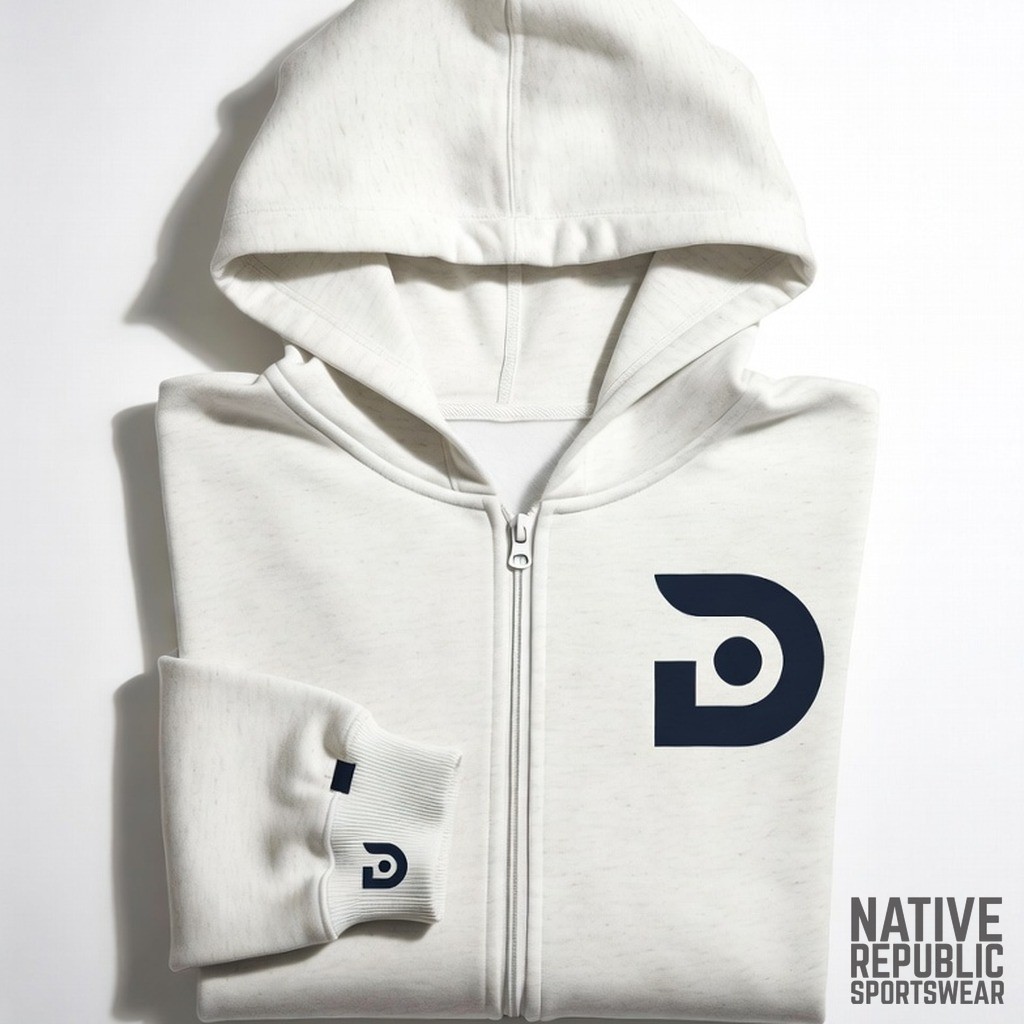 Embroidered Full-Zip Hoodie 2