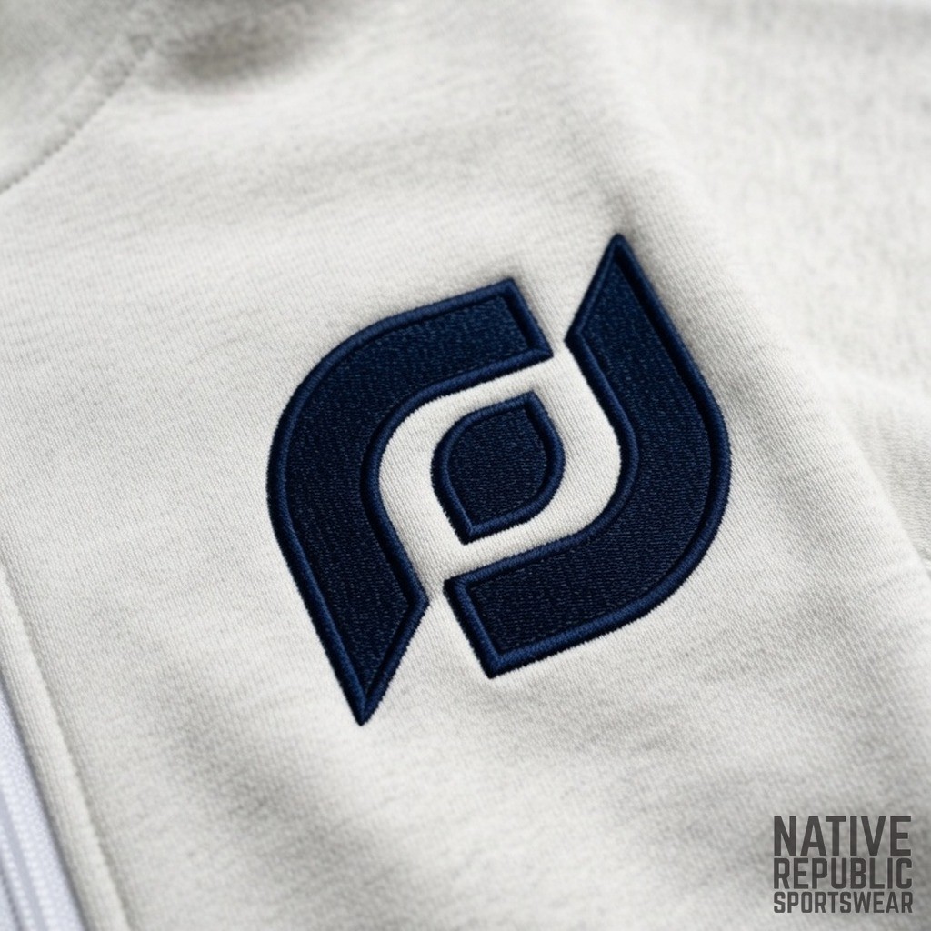 Embroidered Full-Zip Hoodie 3