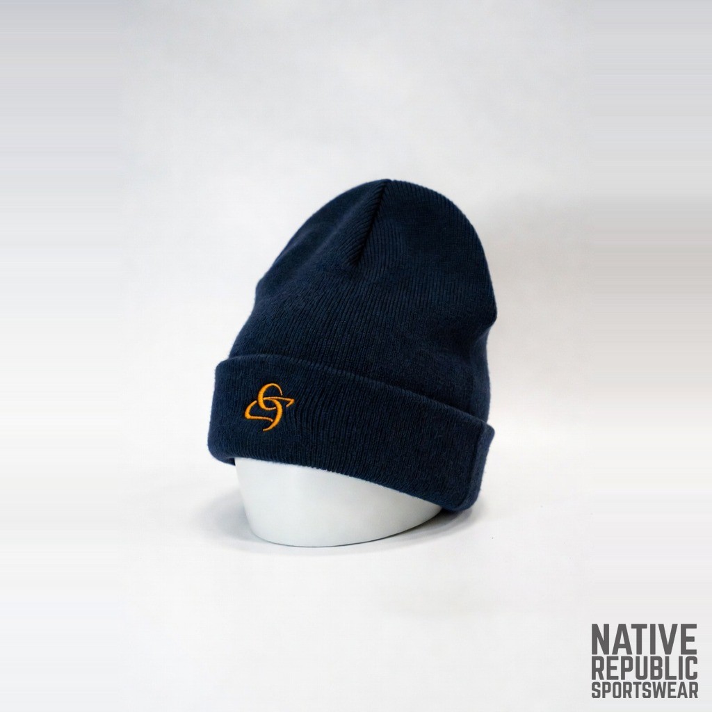 Embroidered Knit Beanie