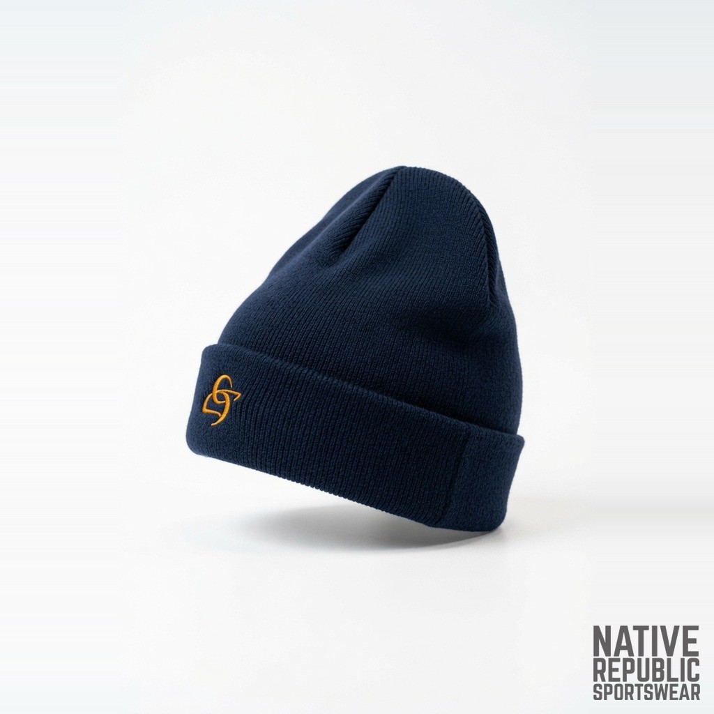 Embroidered Knit Beanie 2