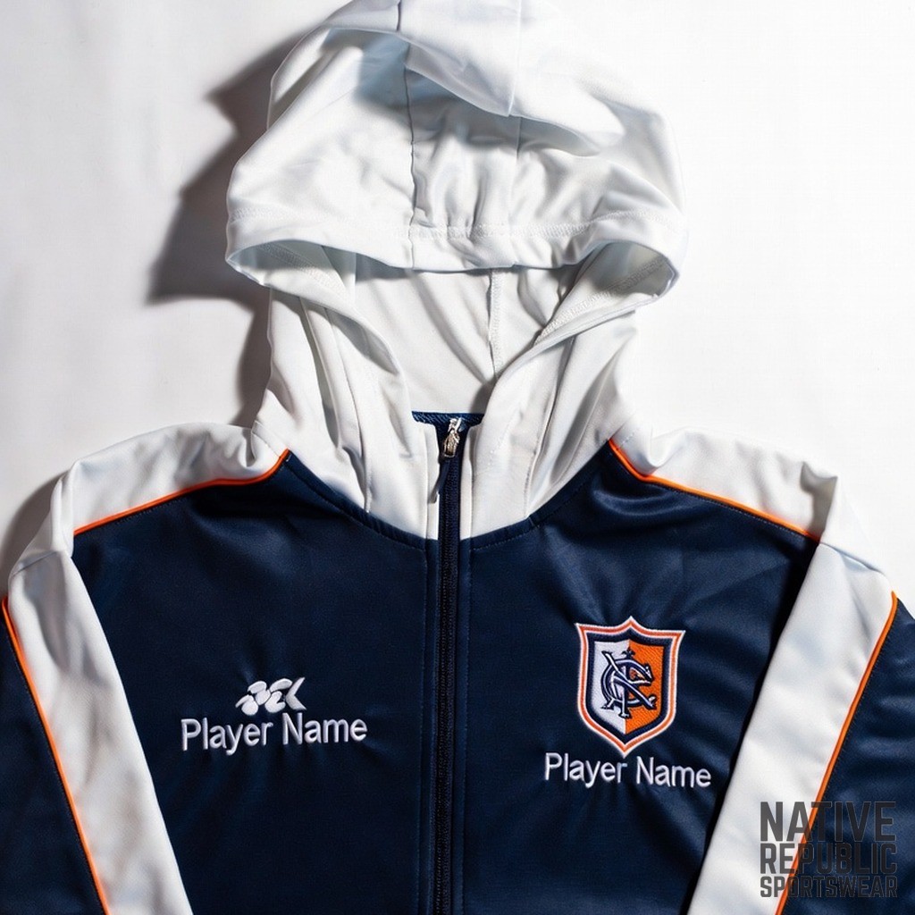 Embroidered Warmup Jacket
