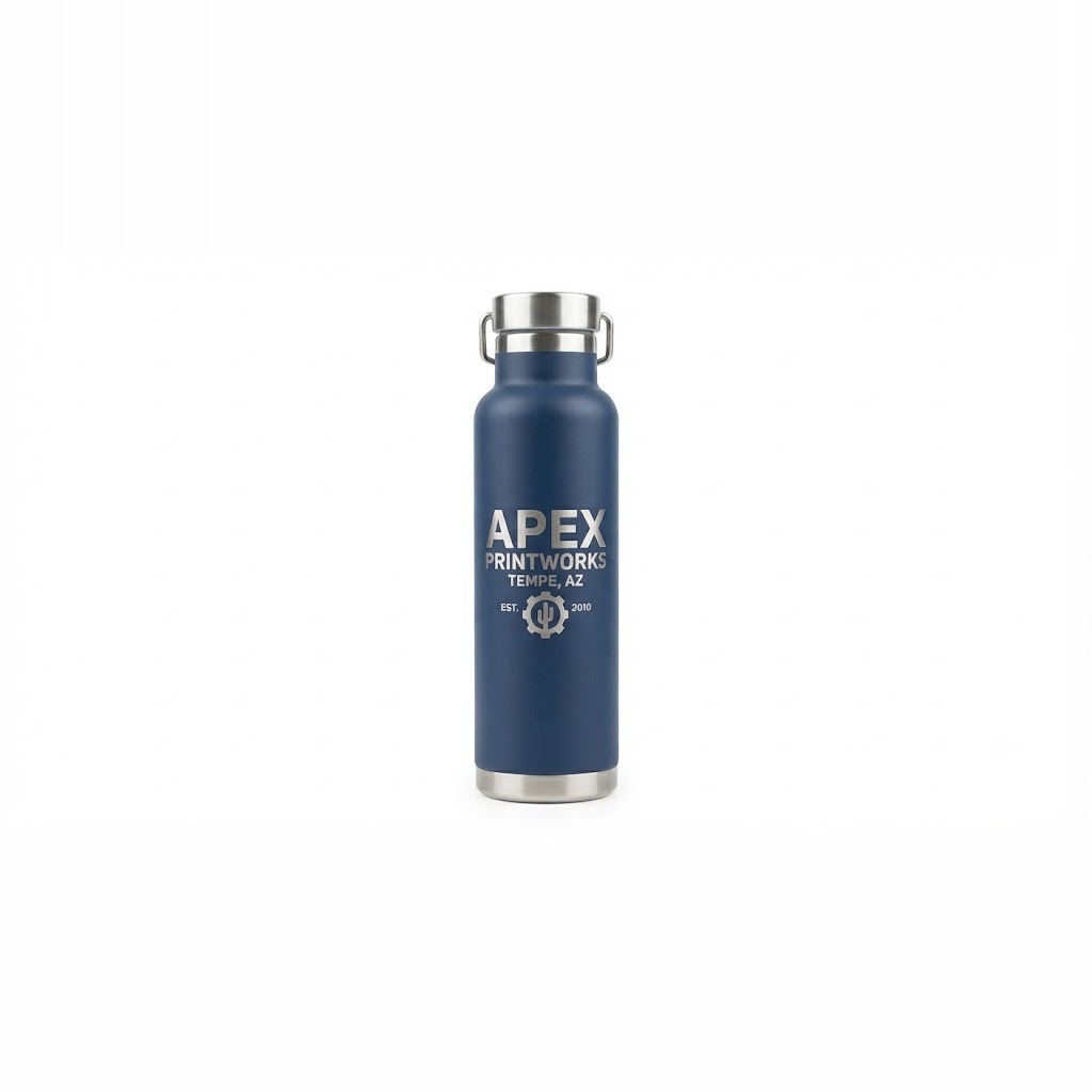 Laser-Engraved Stainless Water Bottle